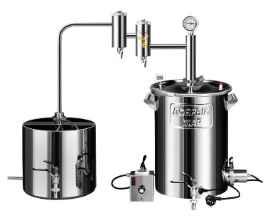 Самогонный аппарат Добрый Жар Дачный с 2 сухопарниками — SamogonMagazin.ru