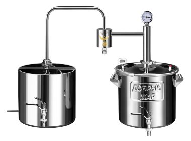 Самогонный аппарат Добрый Жар Дачный с сухопарником — SamogonMagazin.ru